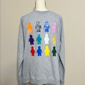 LEGO Colorful Graphic Gray Sweatshirt